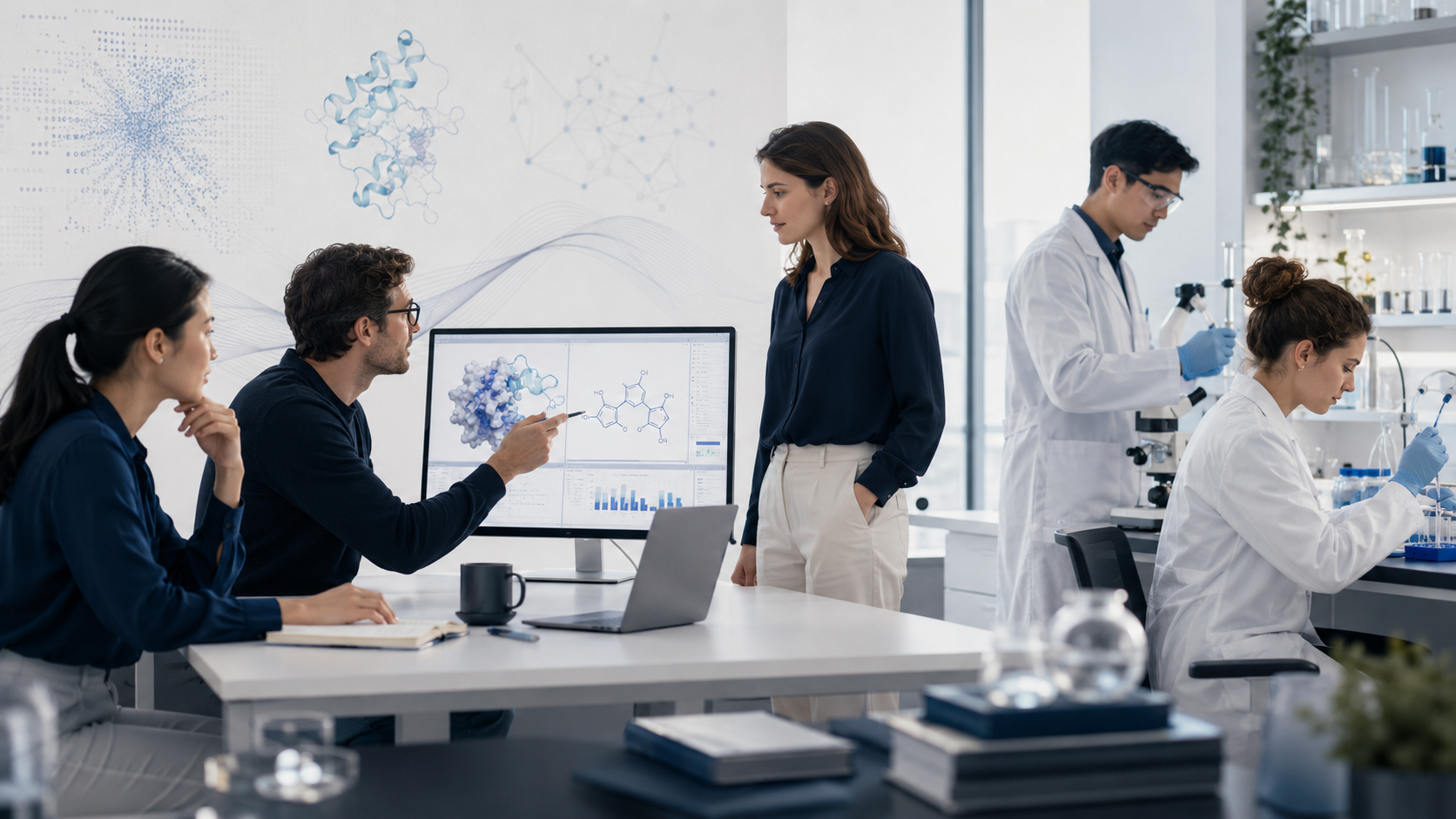 SoftMining team working across computational and experimental discovery